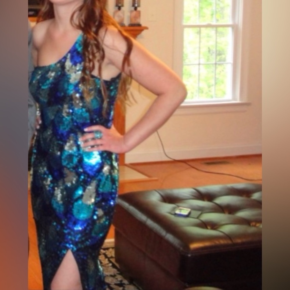 Sequin Long Formal Gown